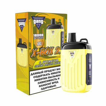 Эл. сиг. GANG X BOX 2.0 РФ (18000) Смузи вишня банан 2 мл.