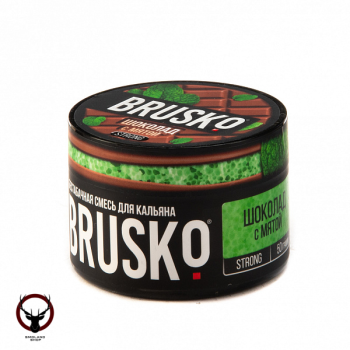 BRUSKO STRONG Шоколад с мятой 50гр