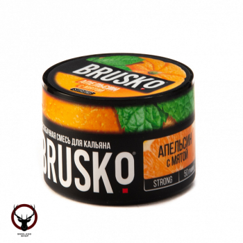 BRUSKO STRONG Апельсин с мятой 50гр