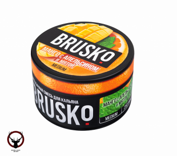 BRUSKO MEDIUM Манго с апельсином и мятой 250гр