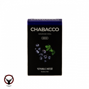 Chabacco MEDIUM Blueberry mint 50гр
