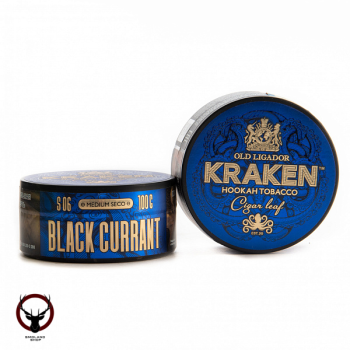 Табак для кальяна Kraken Medium Seco Blackcurrant 100гр