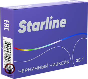 Табак для кальяна Starline "Старлайн" (Черничный чизкейк), 25 г
