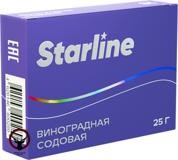 Табак для кальяна Starline "Старлайн" (Виноградная содовая), 25 г