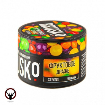 Табак для кальяна BRUSKO STRONG Фруктовое драже 50гр