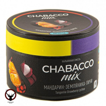 Табак для кальяна Chabacco Mix MEDIUM Tangerine Strawberry Lychee 50гр