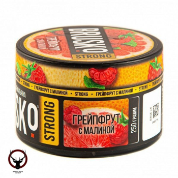 Табак для кальяна BRUSKO STRONG Грейпфрут с малиной 250гр