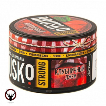 Табак для кальяна BRUSKO STRONG Клубничный джем 250гр