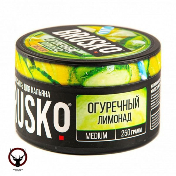 Табак для кальяна BRUSKO MEDIUM Огуречный лимонад 250гр