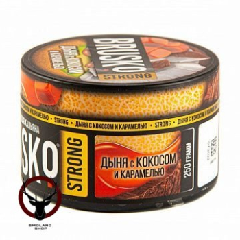 Табак для кальяна BRUSKO STRONG Дыня с кокосом и карамелью 250гр