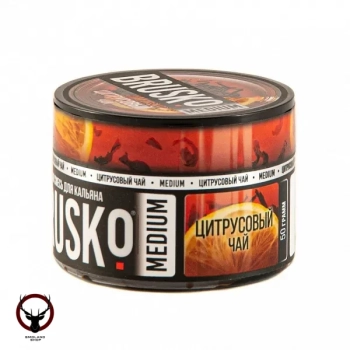 Табак для кальяна BRUSKO MEDIUM Цитрусовый чай 50гр