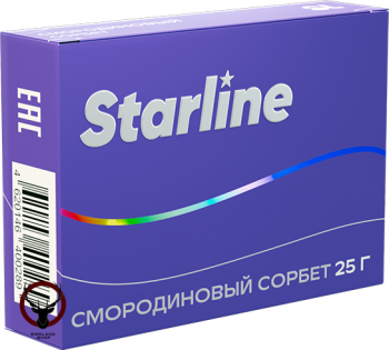 Табак для кальяна Starline "Старлайн" (Смородиновый сорбет), 25 г