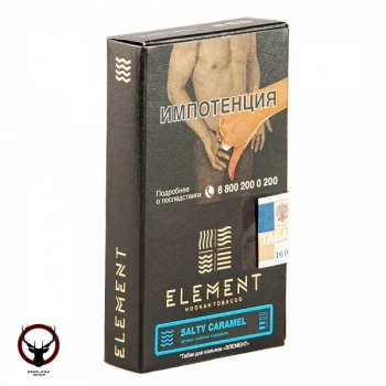 Табак для кальяна Element ВОДА Salty Caramel 25гр