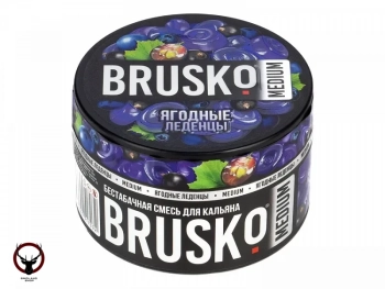 Табак для кальяна BRUSKO MEDIUM Ягодные леденцы 250гр