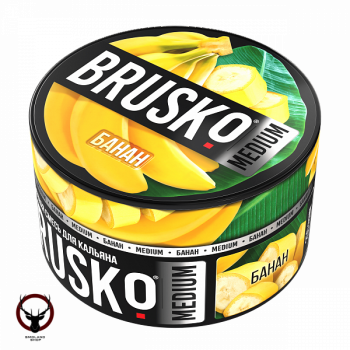 Табак для кальяна BRUSKO MEDIUM Банан 250гр