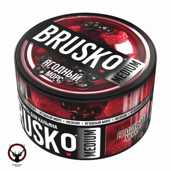 Табак для кальяна BRUSKO MEDIUM Ягодный морс 250гр