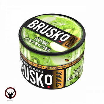 Табак для кальяна BRUSKO STRONG Смузи из яблока и киви 50гр