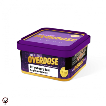 Overdose с ароматом Клубника, базилик (Strawberry Basil), 200гр.