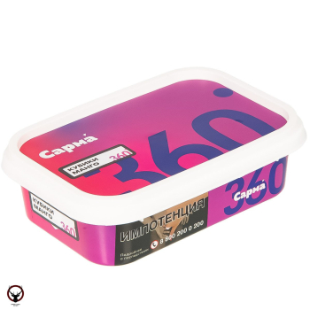 Табак для кальяна "САРМА 360" Лёгкая Кубики Манго 120гр