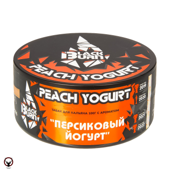 Табак для кальяна Burn BLACK Peach Yogurt 100гр