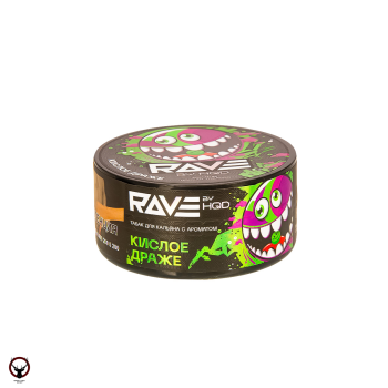 Табак для кальяна Rave by HQD Кислое драже 25гр