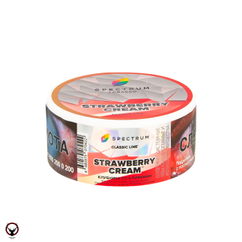 Табак для кальяна Spectrum Strawberry cream 25гр