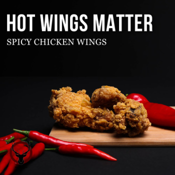 Табак Contrabanda Hot Wings Matter (Острые куриные крылья) 100 гр.