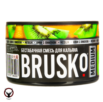 Табак для кальяна BRUSKO MEDIUM Киви с лимоном 250гр