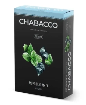 Chabacco Medium с ароматом Морозная мята (Frosty Mint), 40гр.