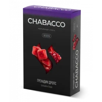 Chabacco Mix MEDIUM Grenadine drops 40гр МРК