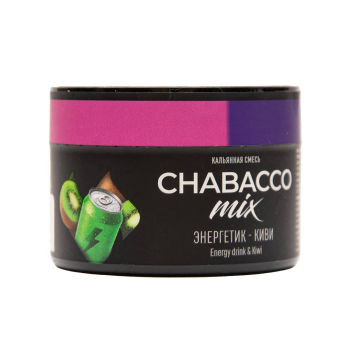 Chabacco MEDIUM Mix Energy Drink & Kiwi 40гр МРК