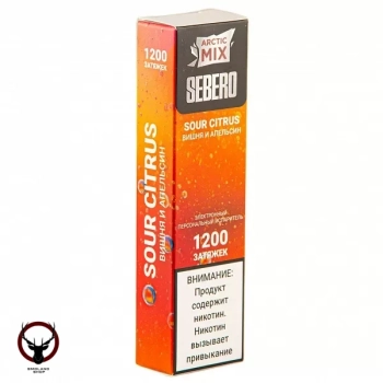 SEBERO Arctic Mix Sour Citrus (1200 затяжек)