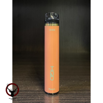 HQD King - Peach (Персик) 2000 затяжек 20мг (2%)