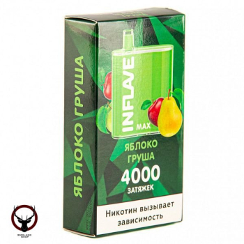 INFLAVE MAX Яблоко-Груша (4000 затяжек)