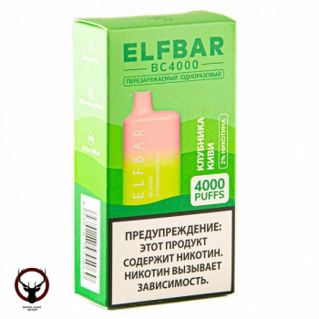 ELF BAR Strawberry Kiwi (4000 затяжек) 20 мг