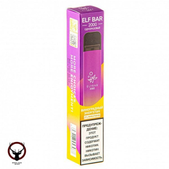 ELF BAR Grape Energy (2000 затяжек) 20 мг