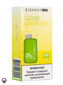 ELEMENT UNO Лайм лимон (5000 затяжек)