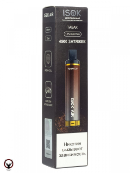 ISOK AIR Табак (4500 затяжек)