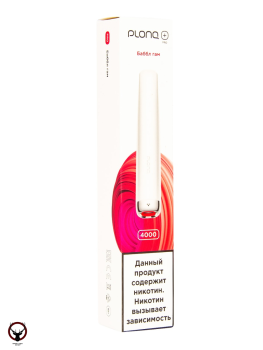 Электронная сигарета PLONQ PLUS PRO Баббл гам (4000 затяжек) 20 мг