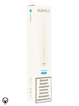 Электронная сигарета PLONQ PLUS Голубика (1500 затяжек) 20 мг