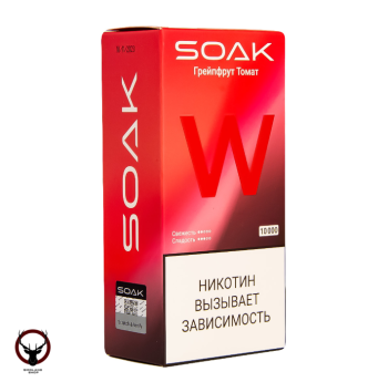 Электронная сигарета SOAK W Грейпфрут томат 10000 затяжек