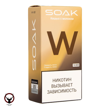 Электронная сигарета SOAK W Кешью с молочком 10000 затяжек