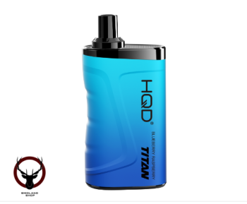 Электронная сигарета HQD TITAN Черника Малина  (7000 затяжек)