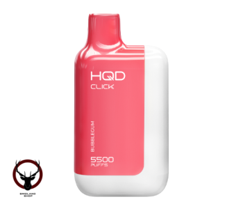 Электронная сигарета HQD CLICK Устройство + картридж Жвачка (5500 затяжек)