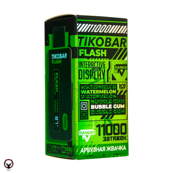 Электронная сигарета TIKOBAR FLASH Арбузная Жвачка 11000 затяжек
