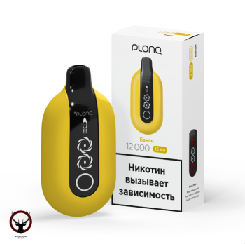 Электронная сигарета PLONQ ULTRA Банан (12000 затяжек) 20 мг