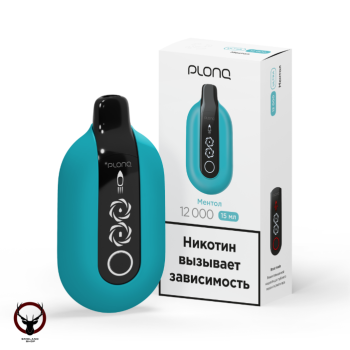Электронная сигарета PLONQ ULTRA Ментол (12000 затяжек) 20 мг