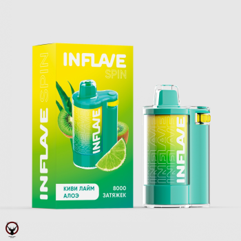 Электронная сигарета INFLAVE SPIN Киви лайм алоэ (8000 затяжек)