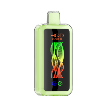 Эл. сиг. HQD Cuvie X 20000 Кислое зеленое яблоко и киви  / Sour green apple Kiwi 2%