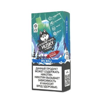 Эл. сиг. HUSKY AIRMAX 10000 Ultra Strong Big Ball /Ледяной микс арбуза, дыни, клубники 2 %
